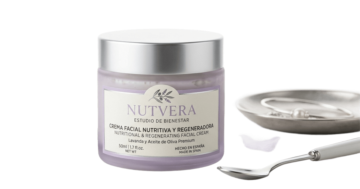 Nutvera – Crema Facial de Lujo para Piel Sensible, envase 50 ml